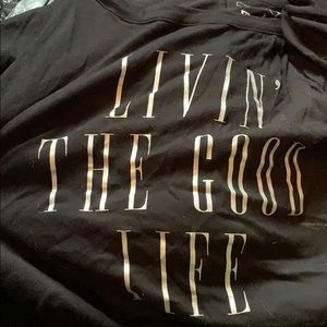 Long sleeve tee “living the good life”
